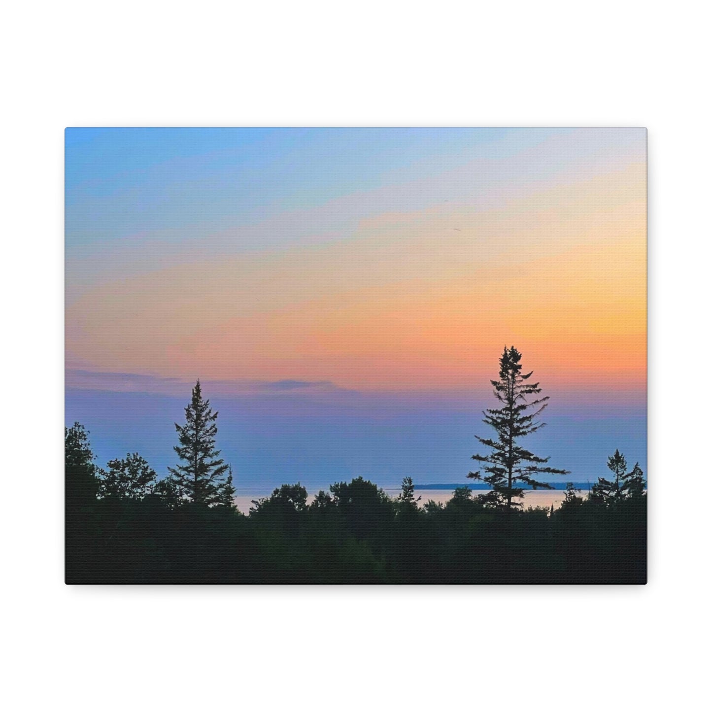 Serene Landscape Canvas Wall Art - Stretched Matte 1.25"