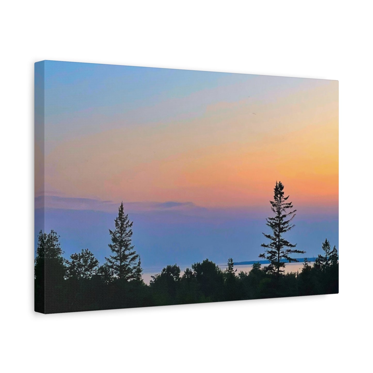 Serene Landscape Canvas Wall Art - Stretched Matte 1.25"