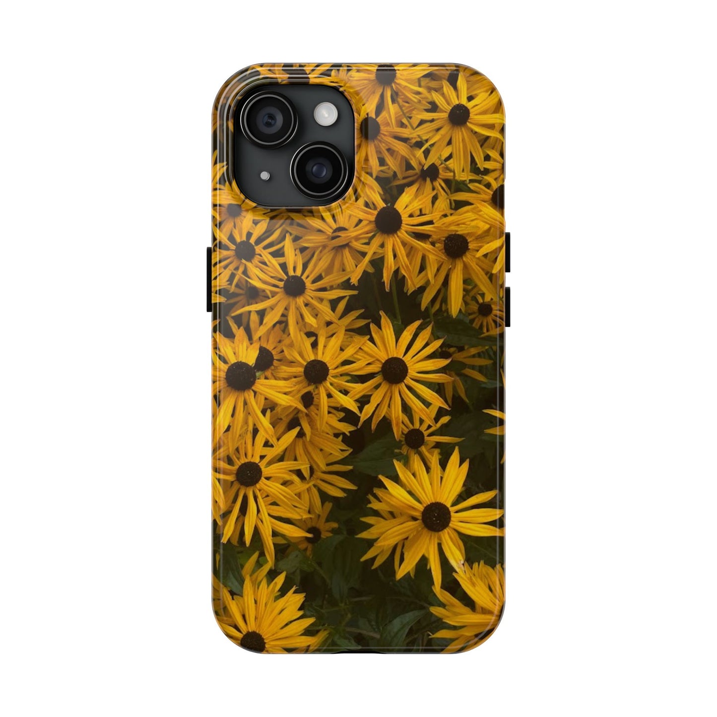 Vibrant Floral Tough Phone Case – Durable Protection with a Sunny Yellow Flower Design