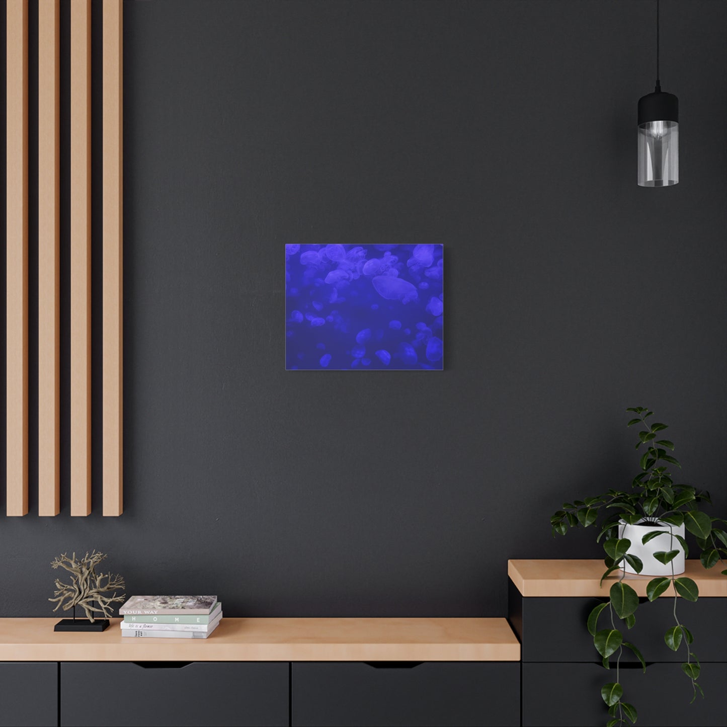 Jellyfish Watercolor Canvas Art - Ocean Theme Wall Decor