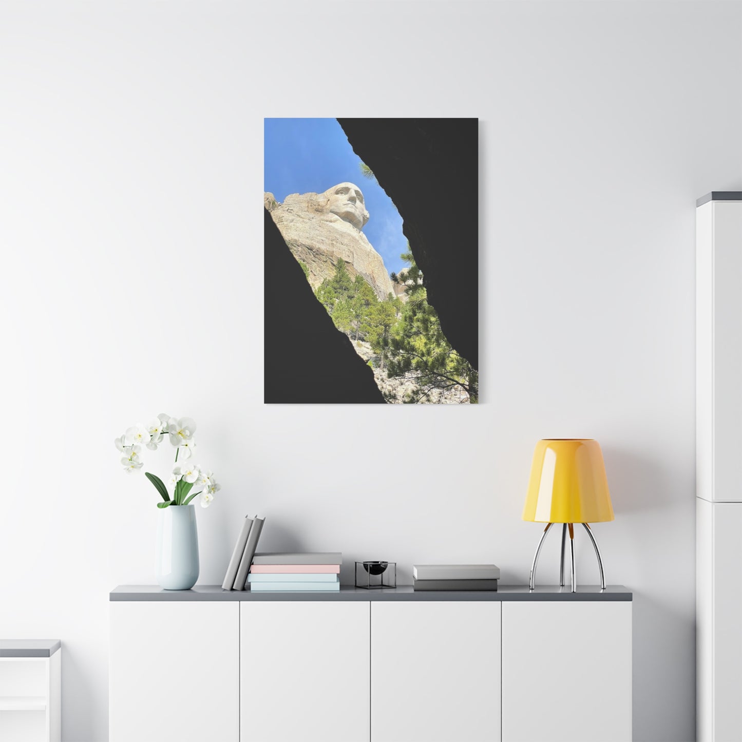 Mount Rushmore Matte Canvas Wall Art - Nature & History Decor