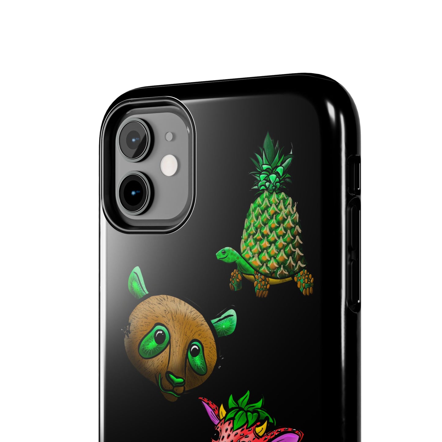 Colorful Animal Design Tough Phone Case - Unique Protection for Wildlife Lovers
