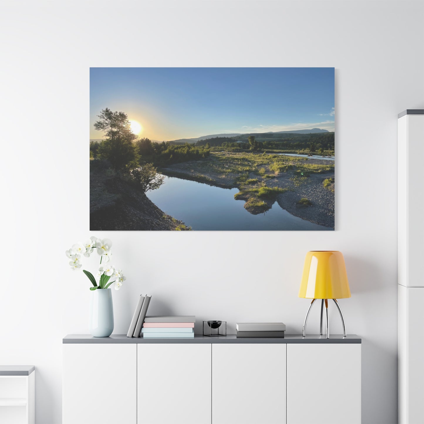 Serene Landscape Matte Canvas Wall Art