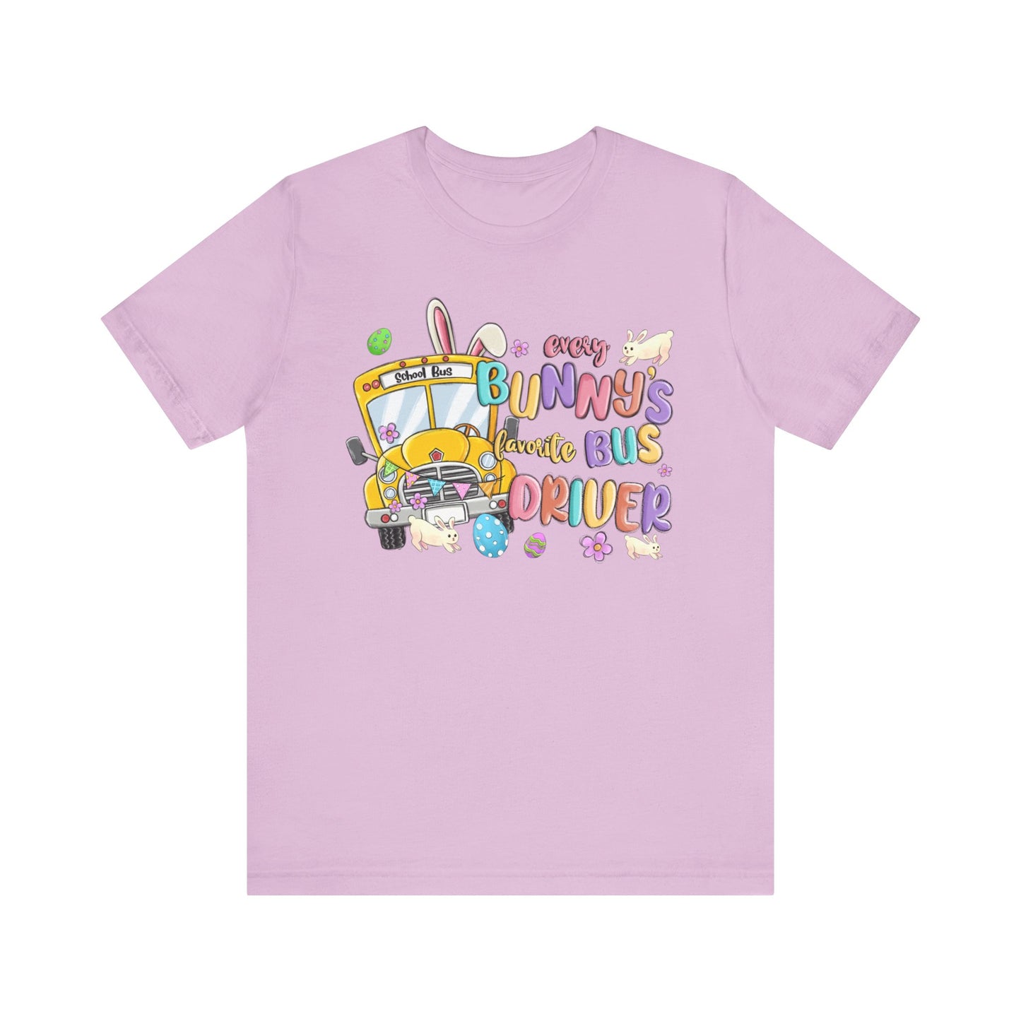 Every Bunny's Favorite Bus Driver Unisex Tee - Fun Easter T-Shirt for Kids and Adults