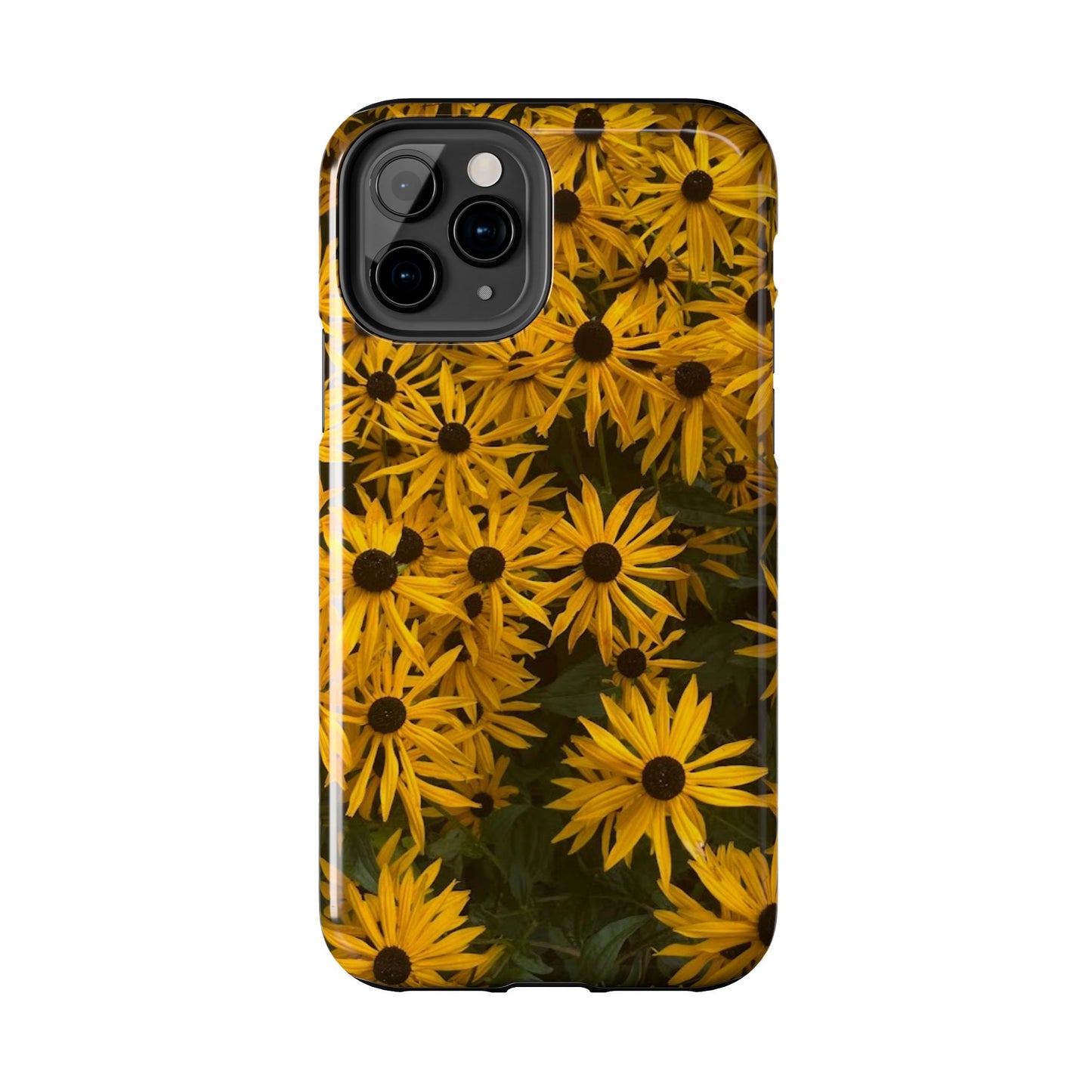 Vibrant Floral Tough Phone Case – Durable Protection with a Sunny Yellow Flower Design