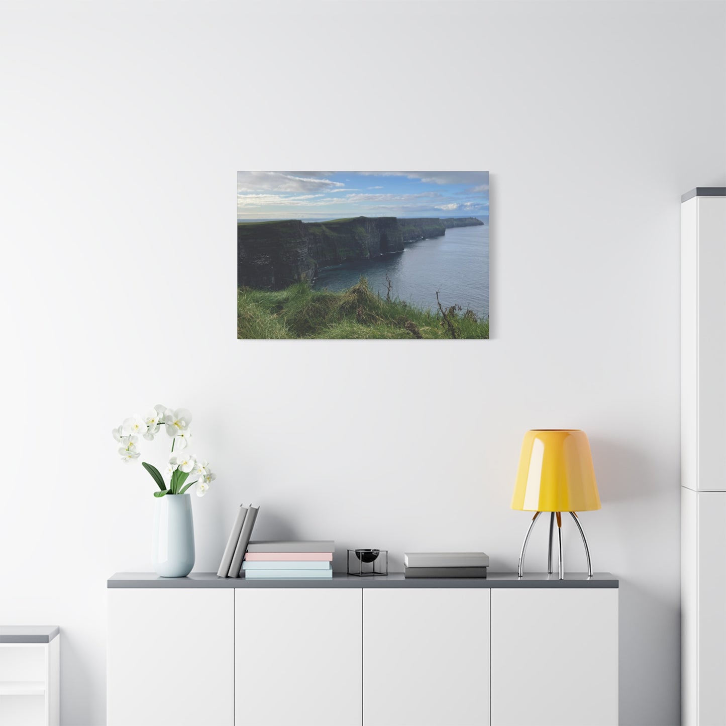 Coastal Cliffs Matte Canvas Wall Art - Tranquil Nature Decor