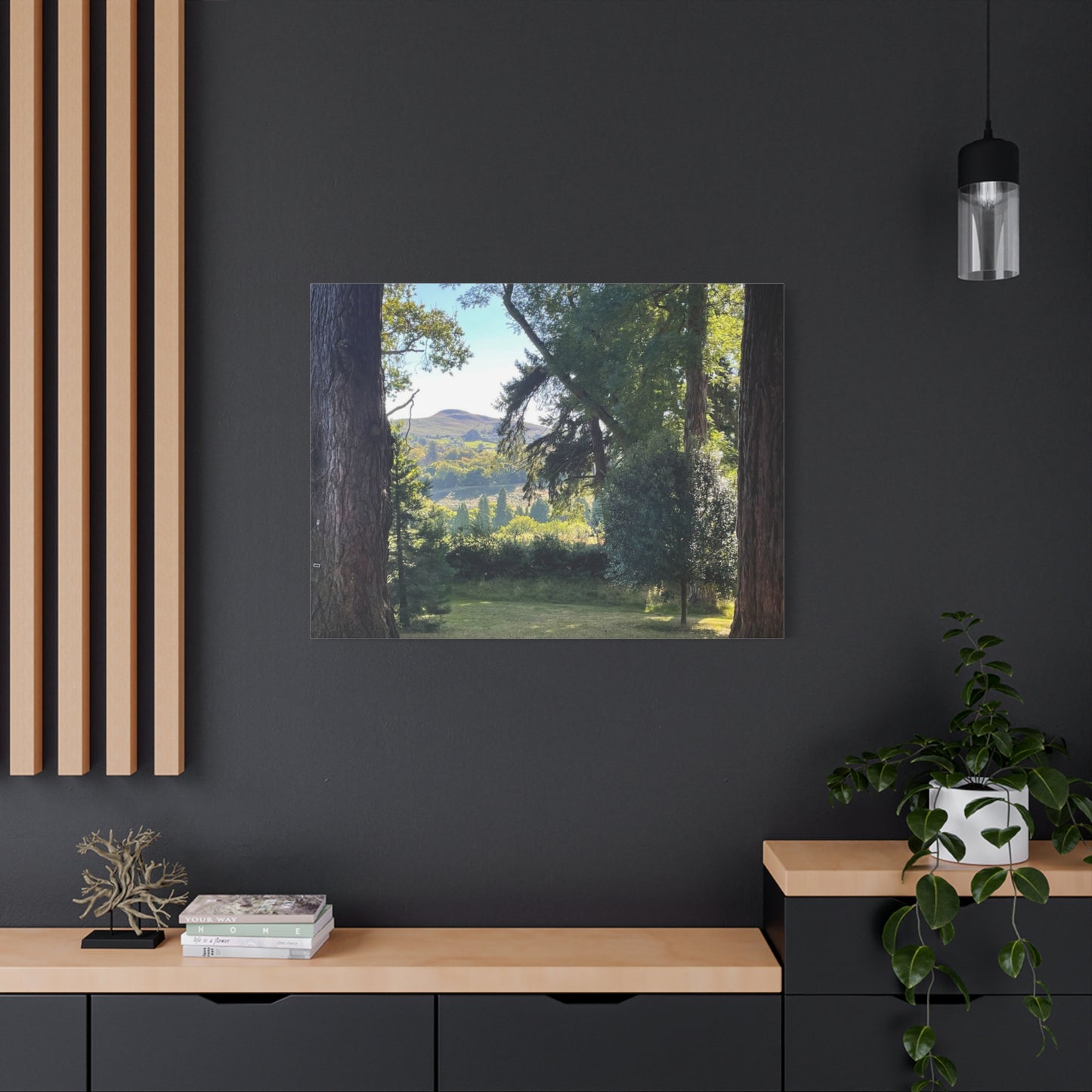 Nature-Inspired Matte Canvas Wall Art - Scenic Landscape Decor