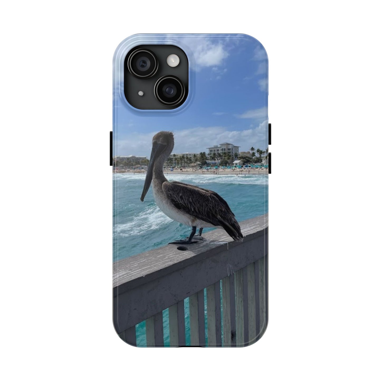 Coastal Pelican Tough Phone Cases - Durable Protection with Ocean Vibe
