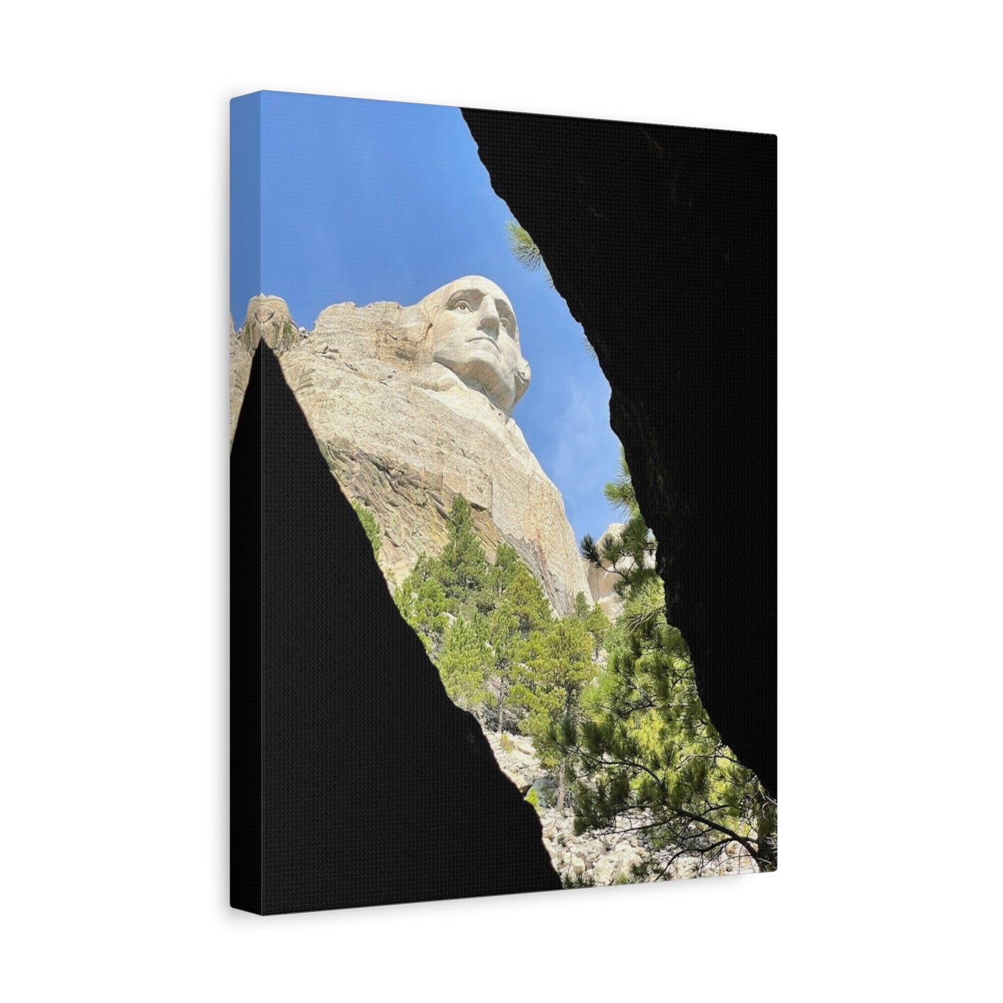Mount Rushmore Matte Canvas Wall Art - Nature & History Decor