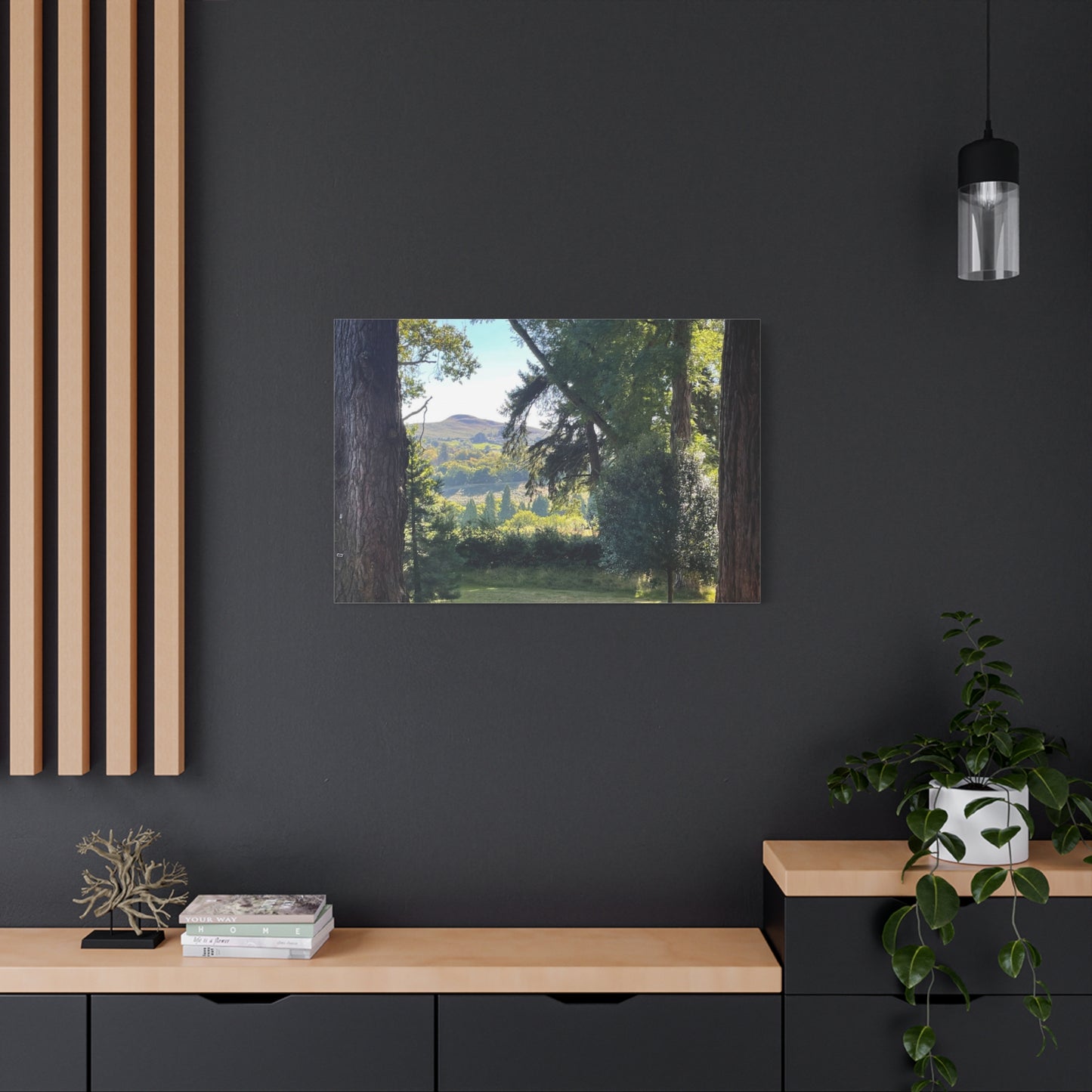 Nature-Inspired Matte Canvas Wall Art - Scenic Landscape Decor