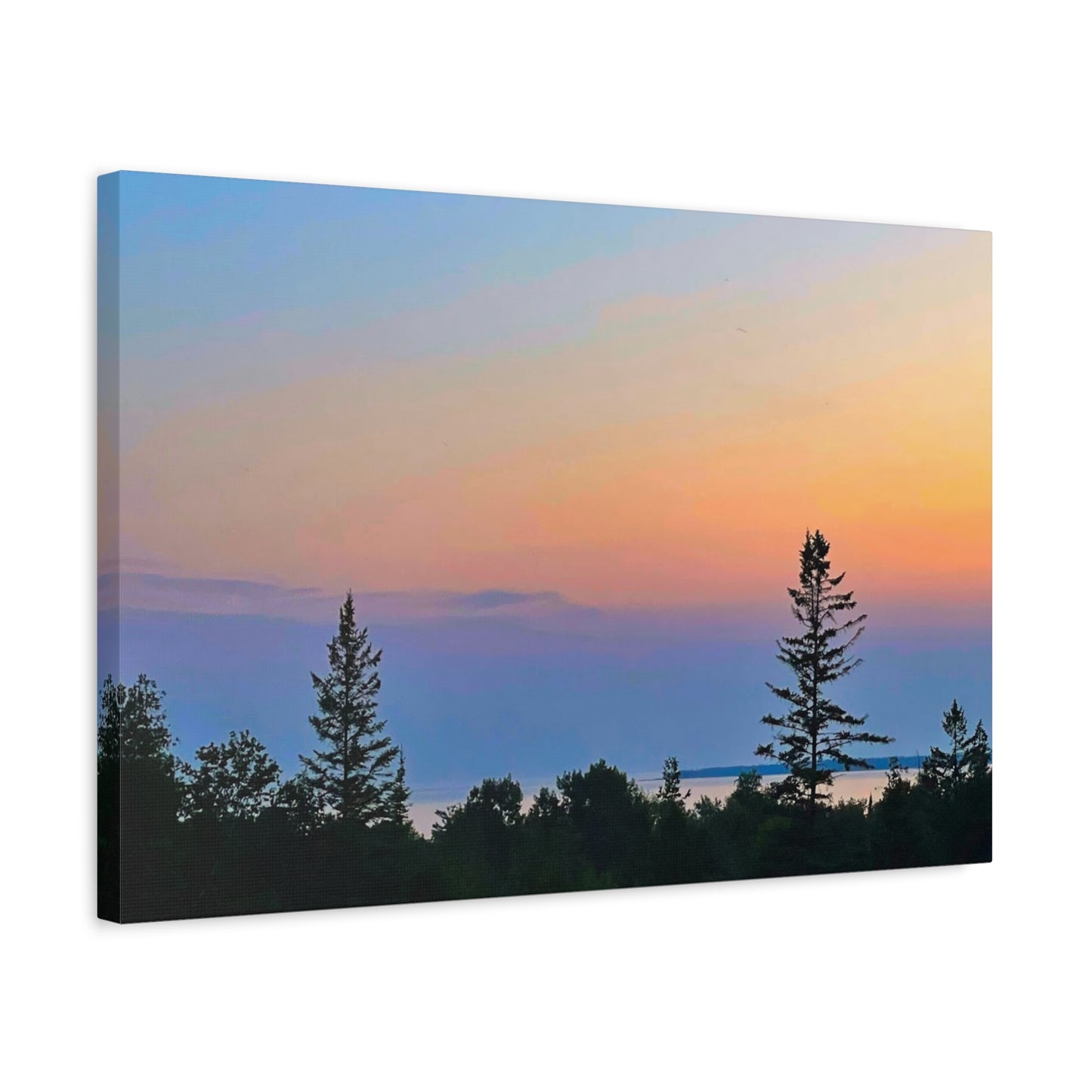 Serene Landscape Canvas Wall Art - Stretched Matte 1.25"