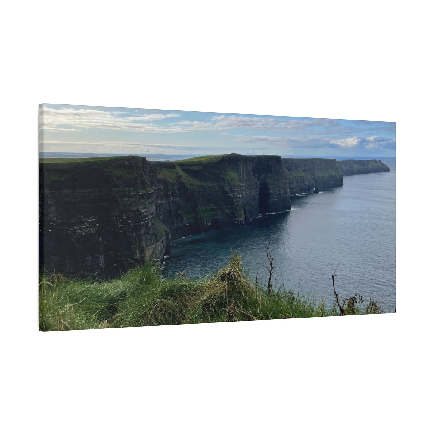 Coastal Cliffs Matte Canvas Wall Art - Tranquil Nature Decor
