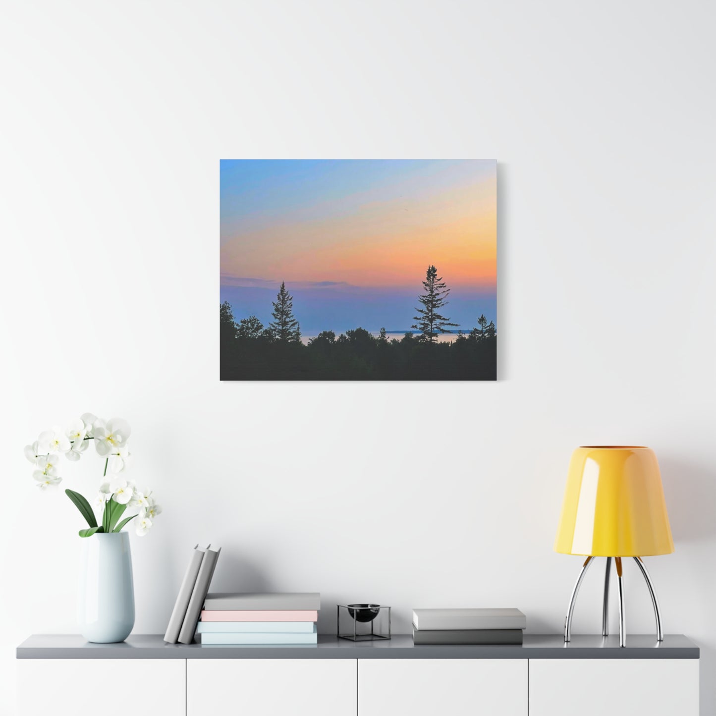 Serene Landscape Canvas Wall Art - Stretched Matte 1.25"