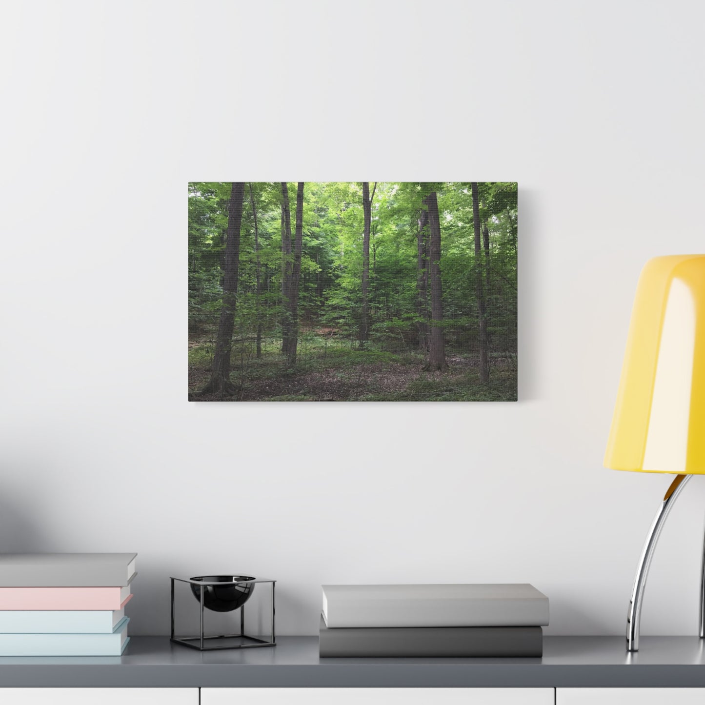 Serene Forest Canvas Art - Stretched Wall Décor for Natural Ambiance Sacred Grove