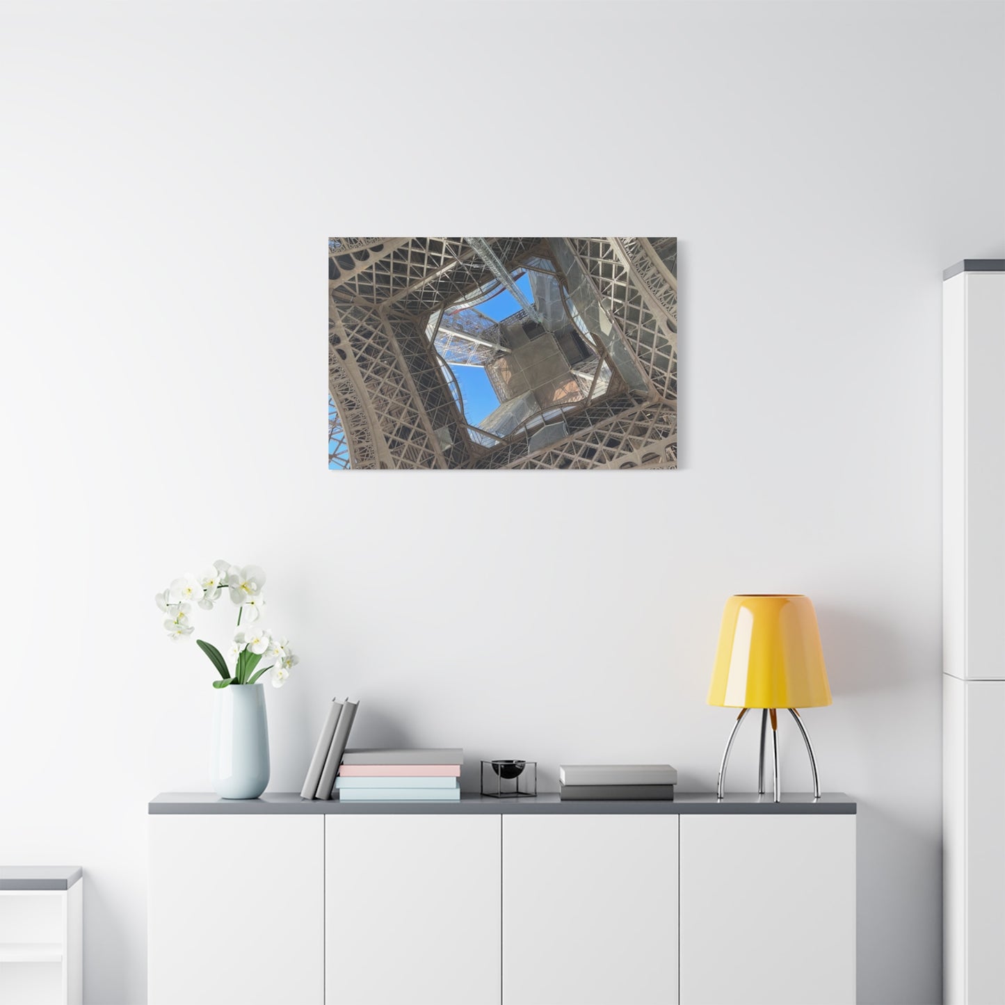 Eiffel Tower Canvas Art Print - Unique Architectural Home Decor