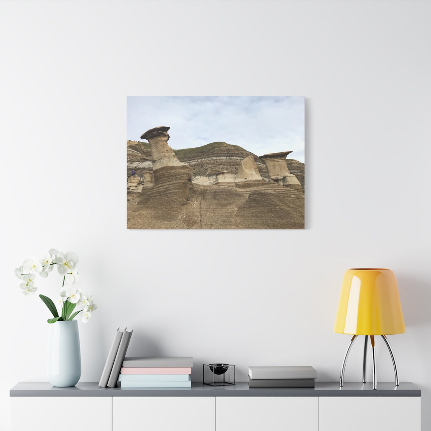 Elegant Landscape Canvas Art - Unique Rock Formations for Nature Lovers