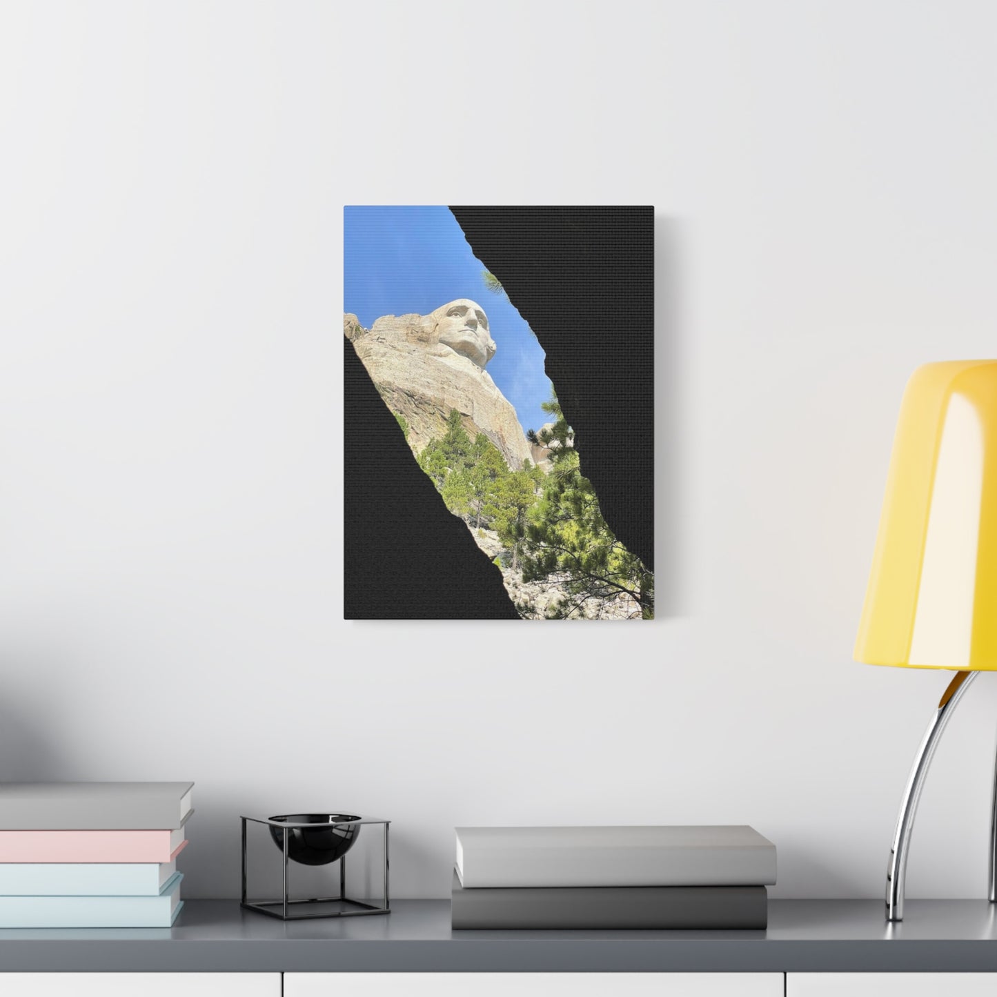 Mount Rushmore Matte Canvas Wall Art - Nature & History Decor