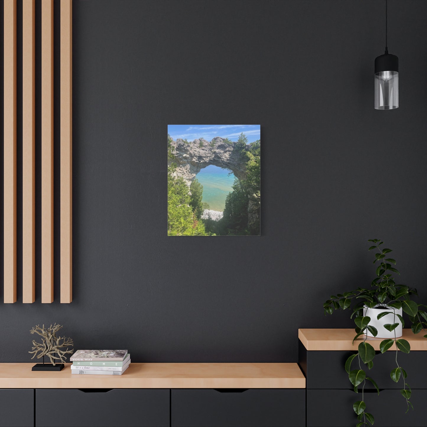 Scenic Nature Canvas - Arch Rock Artwork