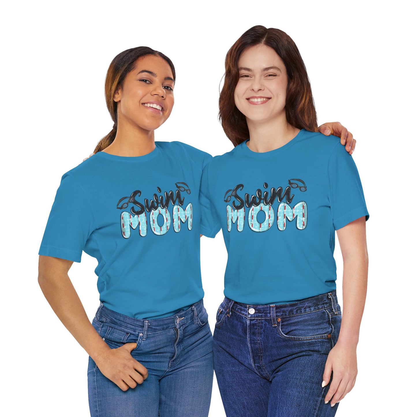 Swim Mom Unisex Jersey Tee - Perfect Gift for Aquatic Enthusiasts