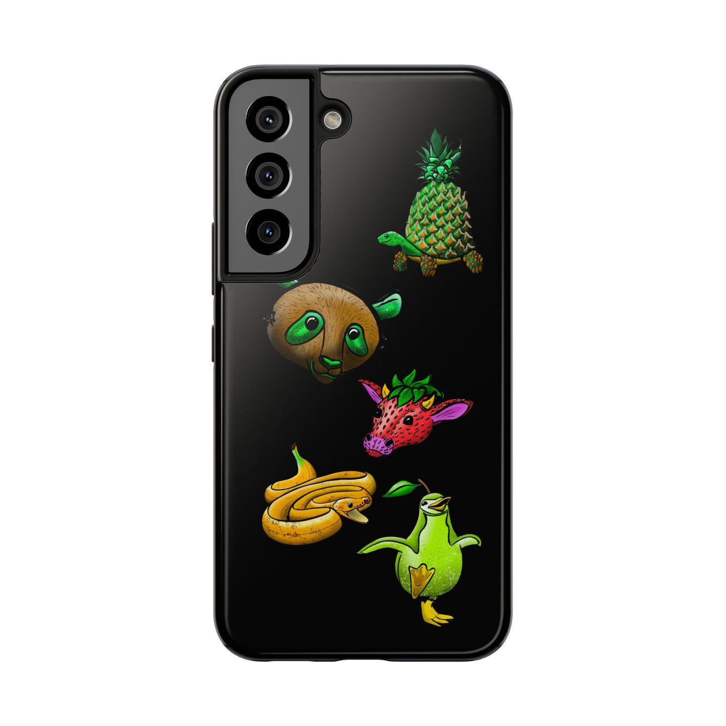 Colorful Animal Design Tough Phone Case - Unique Protection for Wildlife Lovers