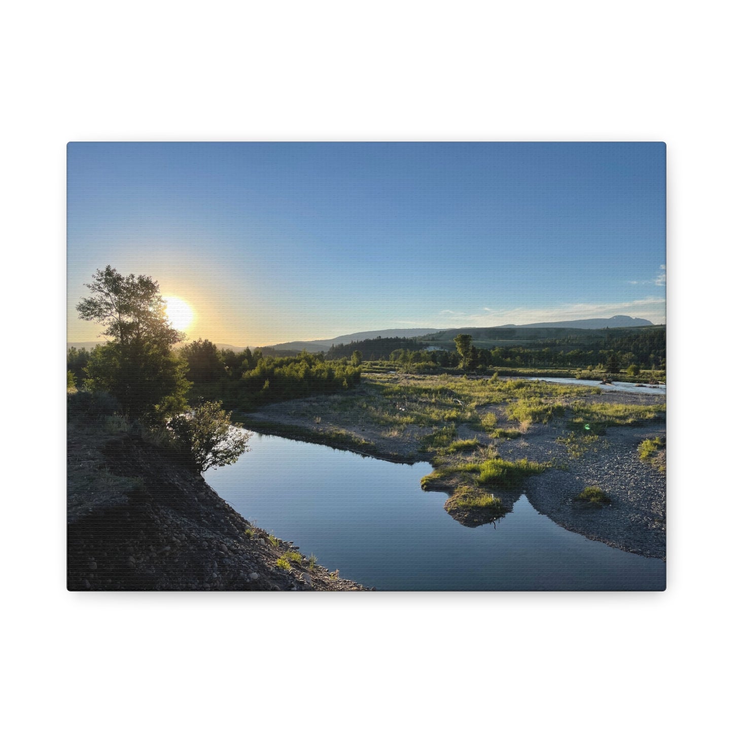 Serene Landscape Matte Canvas Wall Art