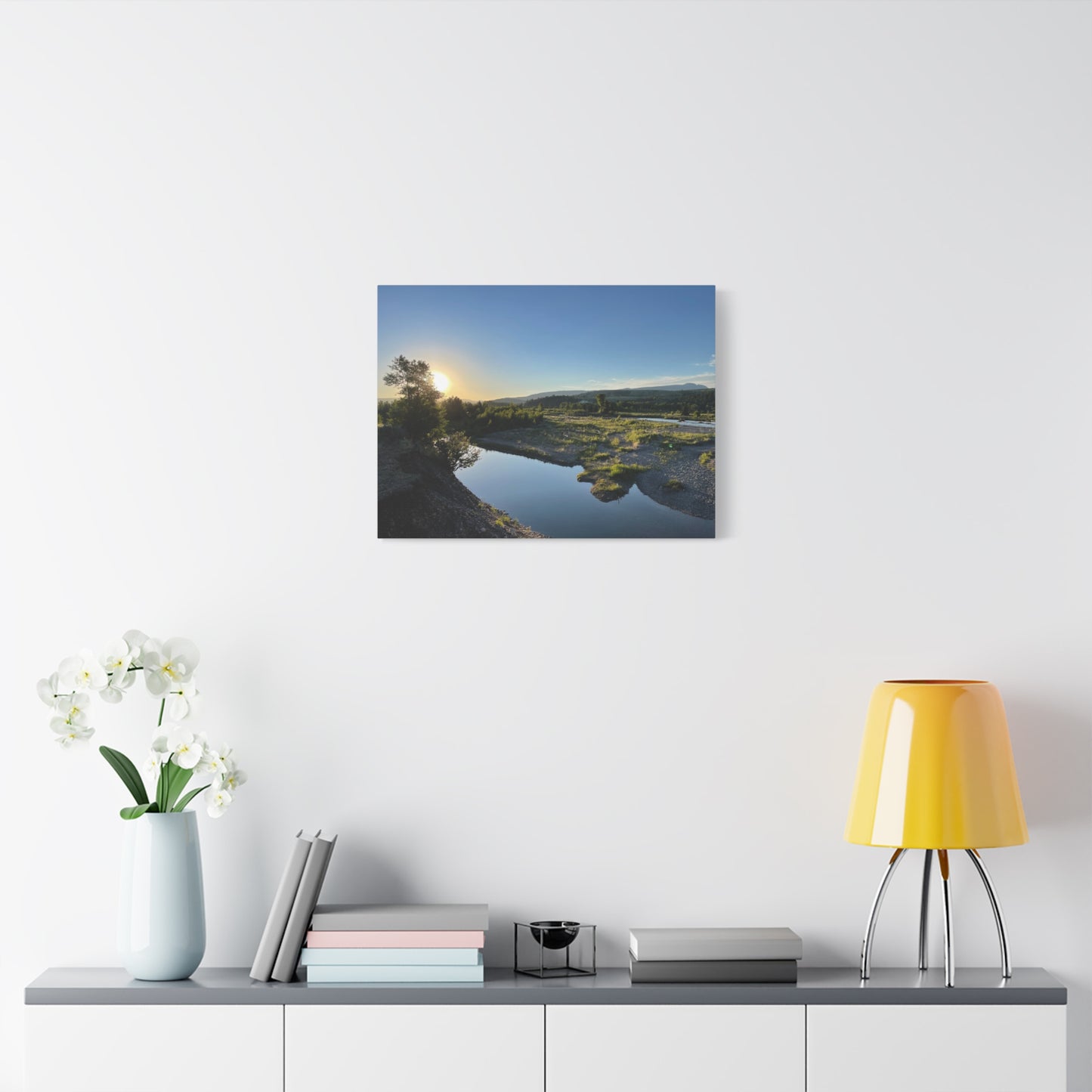 Serene Landscape Matte Canvas Wall Art