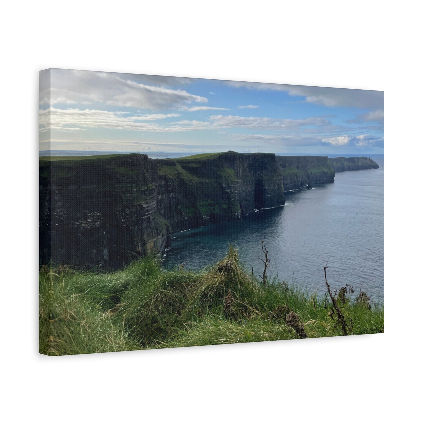 Coastal Cliffs Matte Canvas Wall Art - Tranquil Nature Decor