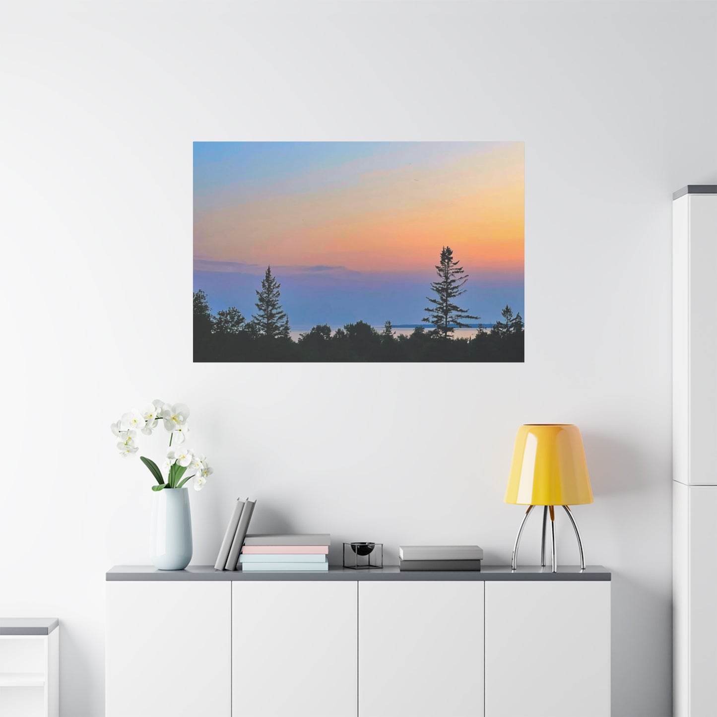 Serene Landscape Canvas Wall Art - Stretched Matte 1.25"