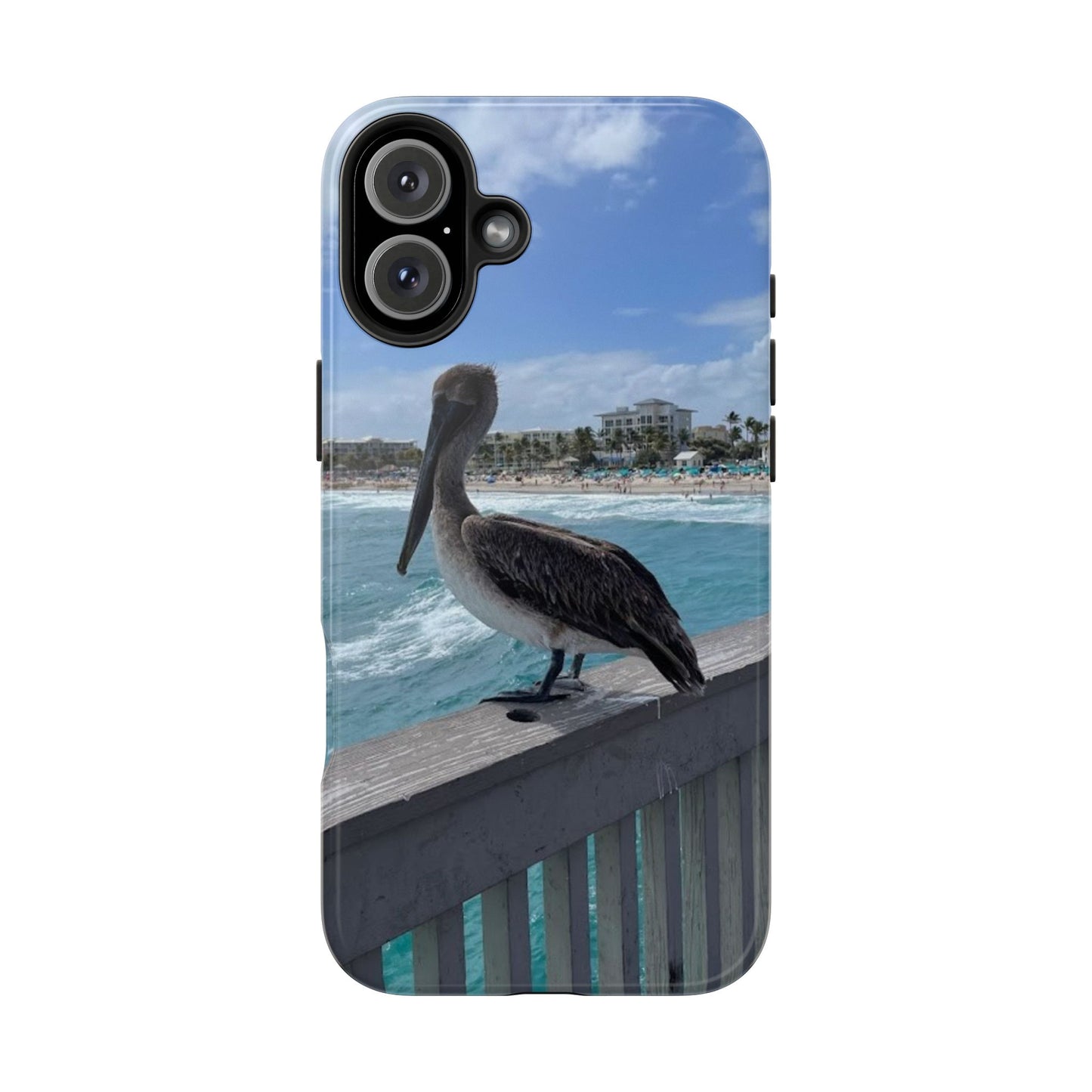 Coastal Pelican Tough Phone Cases - Durable Protection with Ocean Vibe