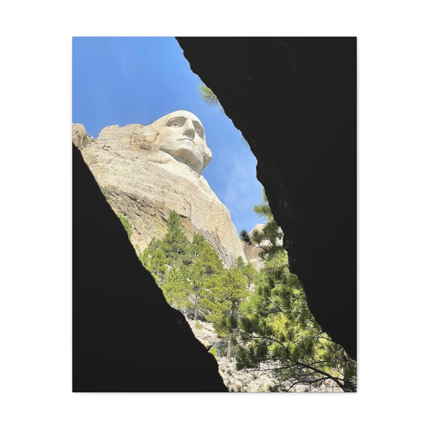Mount Rushmore Matte Canvas Wall Art - Nature & History Decor