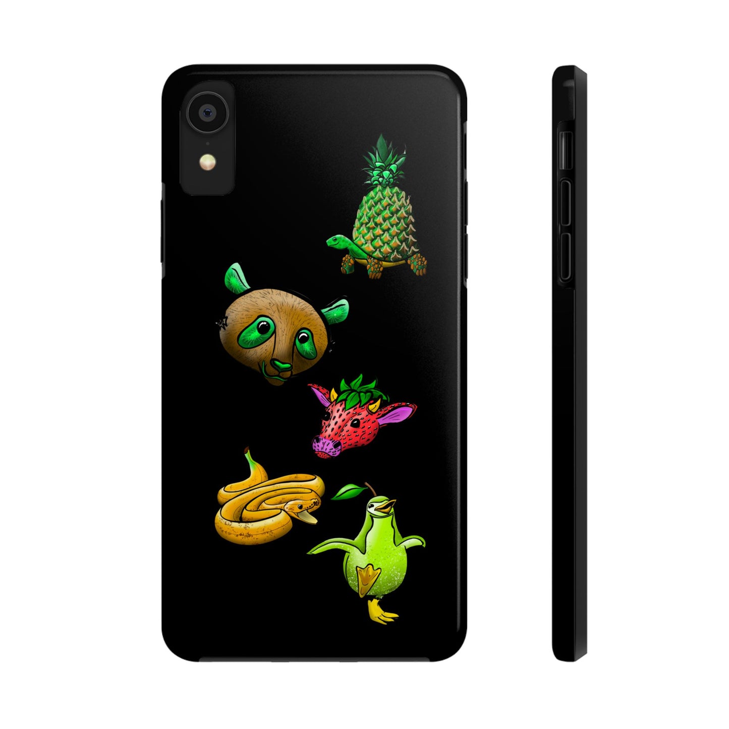 Colorful Animal Design Tough Phone Case - Unique Protection for Wildlife Lovers