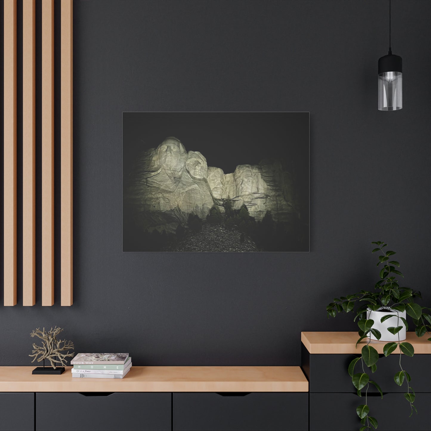 Mount Rushmore Matte Canvas Wall Art - Stretched, 1.25"