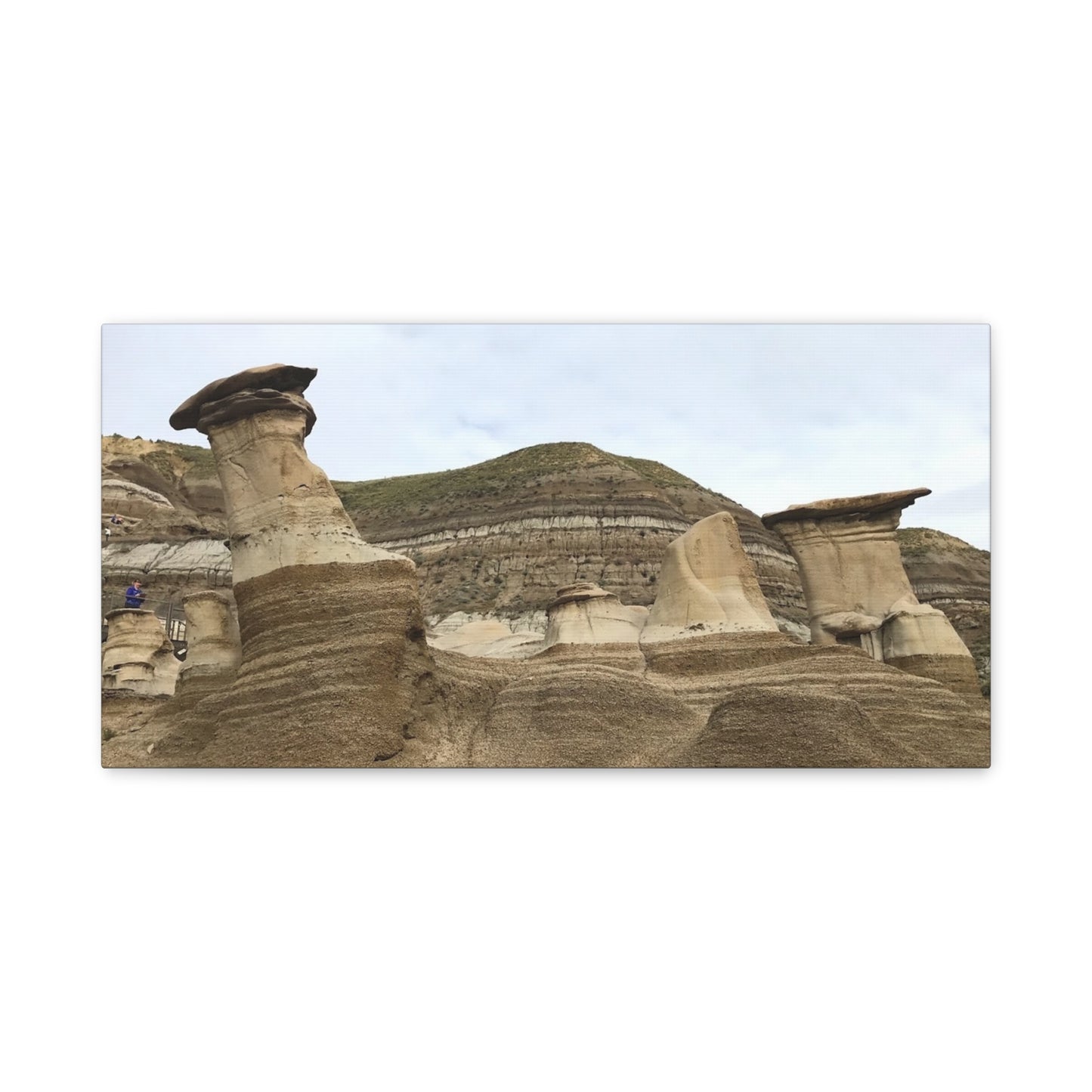 Elegant Landscape Canvas Art - Unique Rock Formations for Nature Lovers