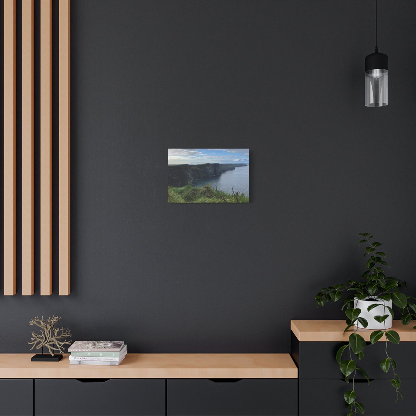 Coastal Cliffs Matte Canvas Wall Art - Tranquil Nature Decor