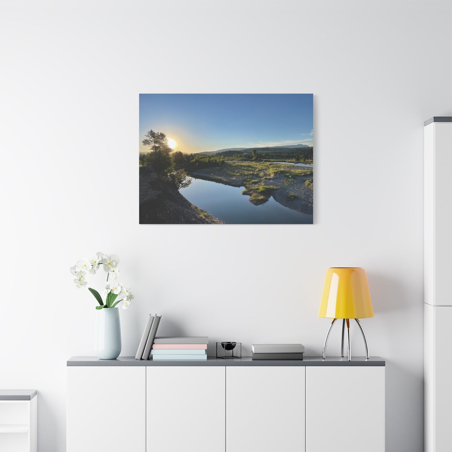 Serene Landscape Matte Canvas Wall Art