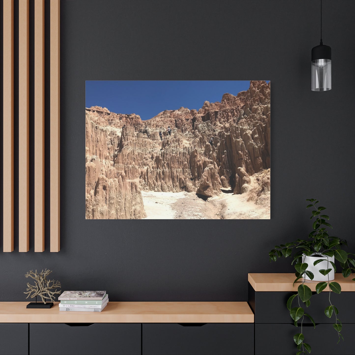 Desert Landscape Canvas Wall Art - Stretched Matte Print
