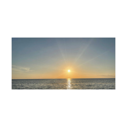 Sunset Canvas Wall Art, Coastal Decor for Beach Lovers, Home Interior, Perfect for Living Room, Gift for Holidays