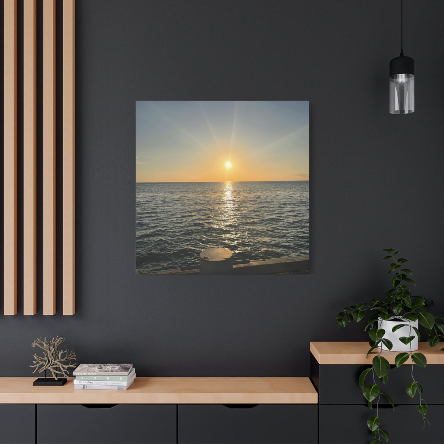 Serene Sunset Canvas Wall Art