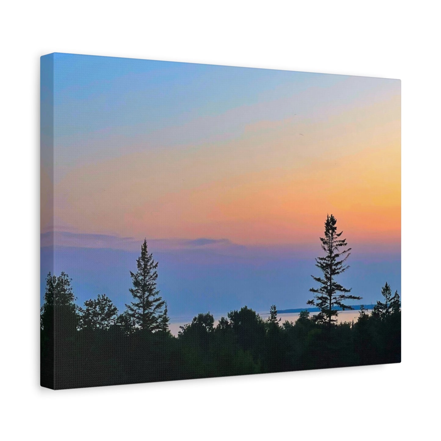 Serene Landscape Canvas Wall Art - Stretched Matte 1.25"