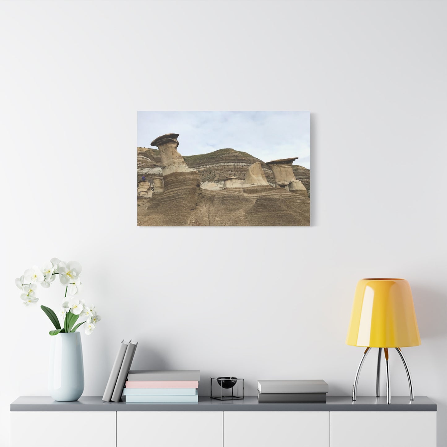 Elegant Landscape Canvas Art - Unique Rock Formations for Nature Lovers