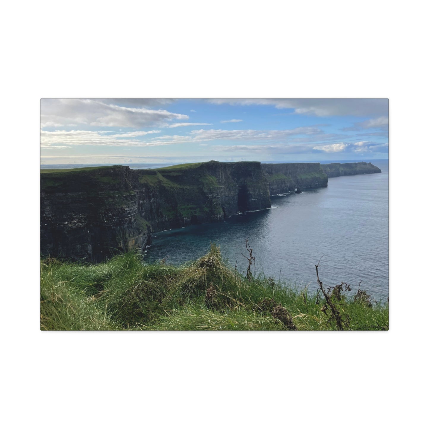 Coastal Cliffs Matte Canvas Wall Art - Tranquil Nature Decor