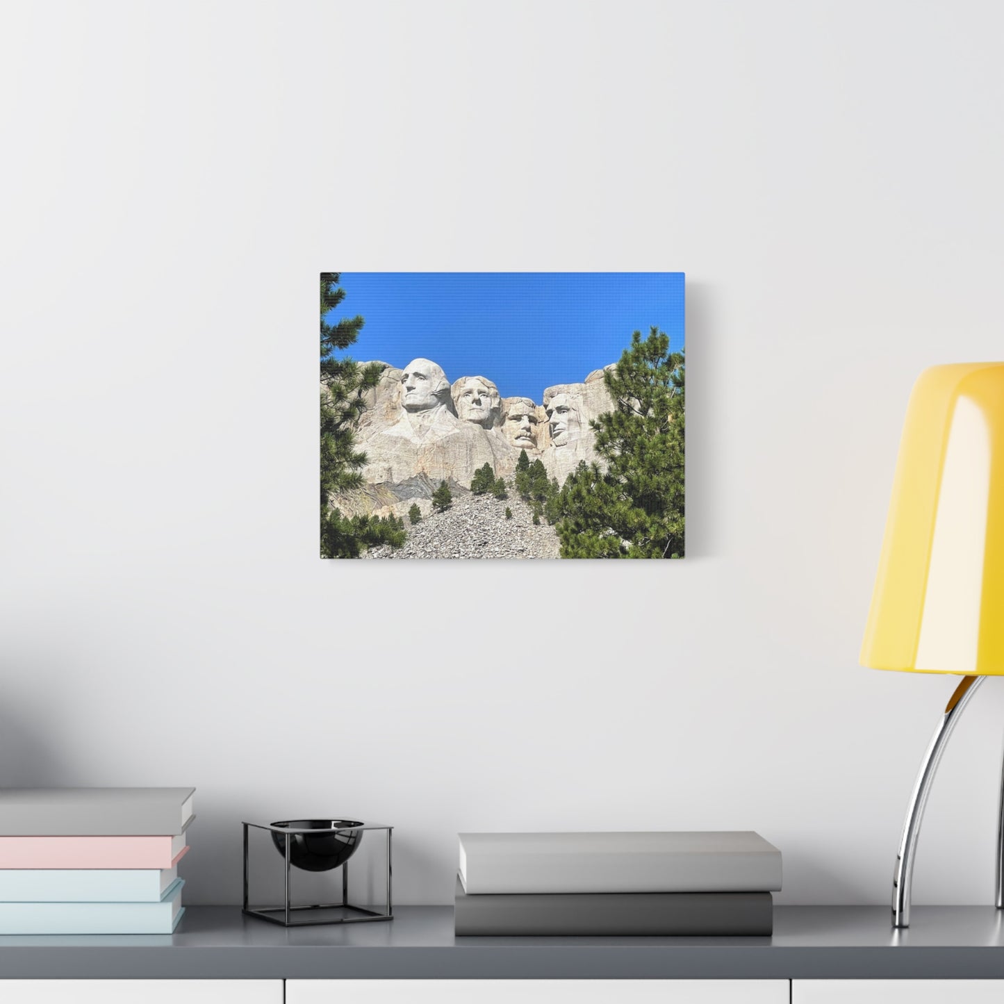 Rustic Mount Rushmore Canvas Art - Stretched Wall Decor