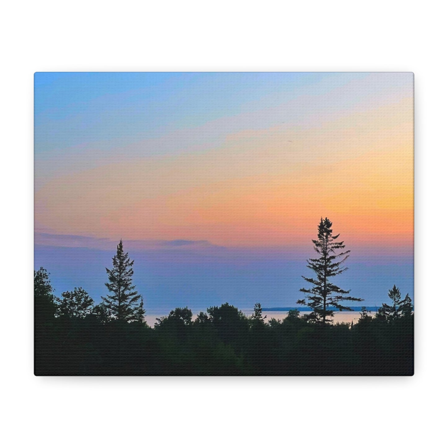 Serene Landscape Canvas Wall Art - Stretched Matte 1.25"