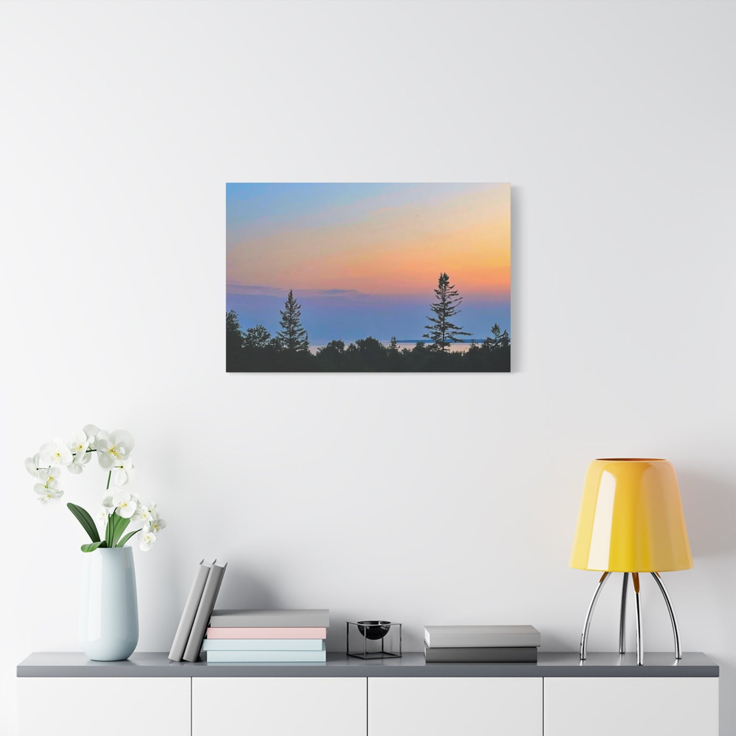 Serene Landscape Canvas Wall Art - Stretched Matte 1.25"