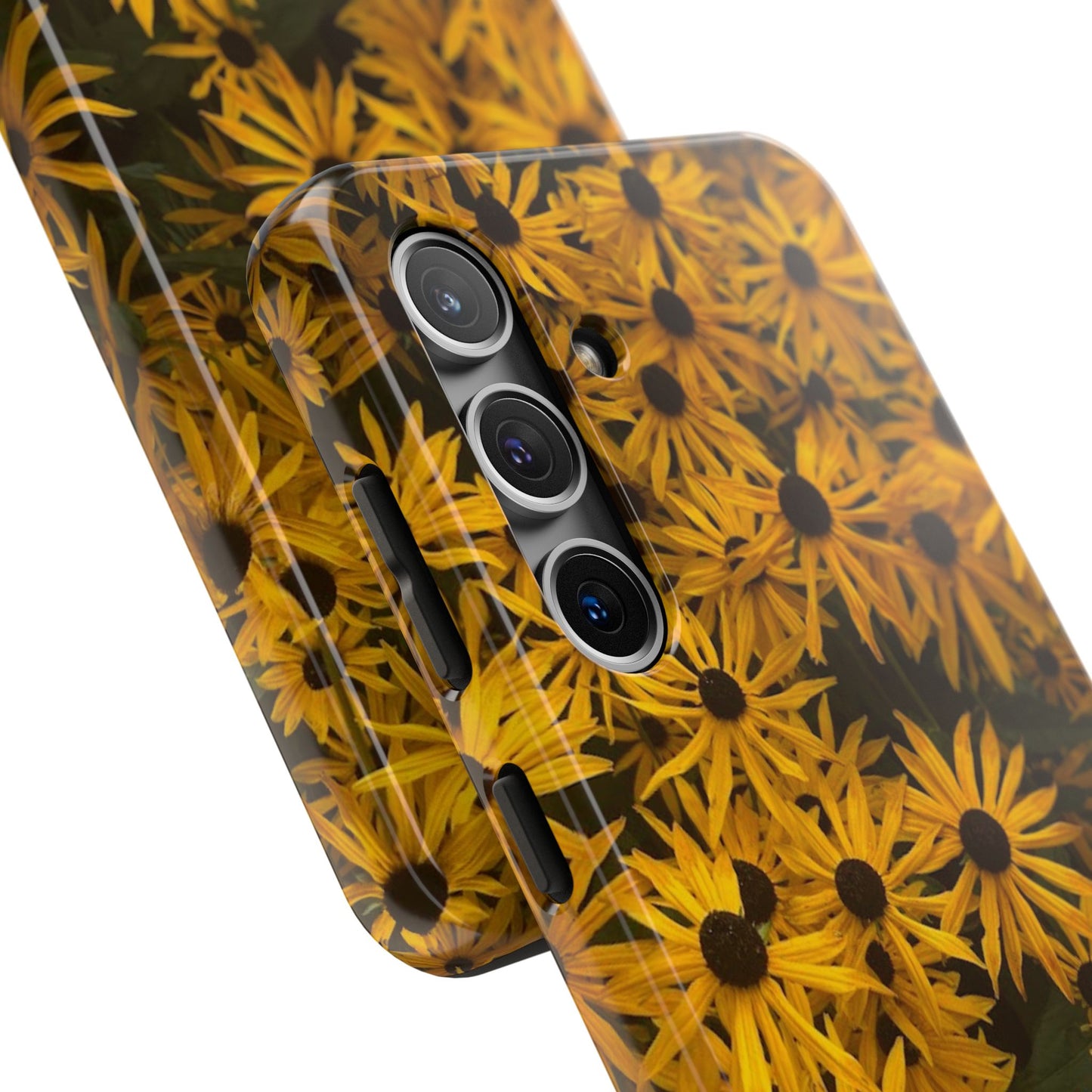 Vibrant Floral Tough Phone Case – Durable Protection with a Sunny Yellow Flower Design