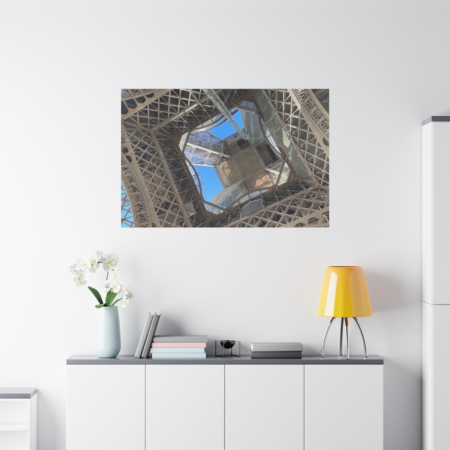 Eiffel Tower Canvas Art Print - Unique Architectural Home Decor
