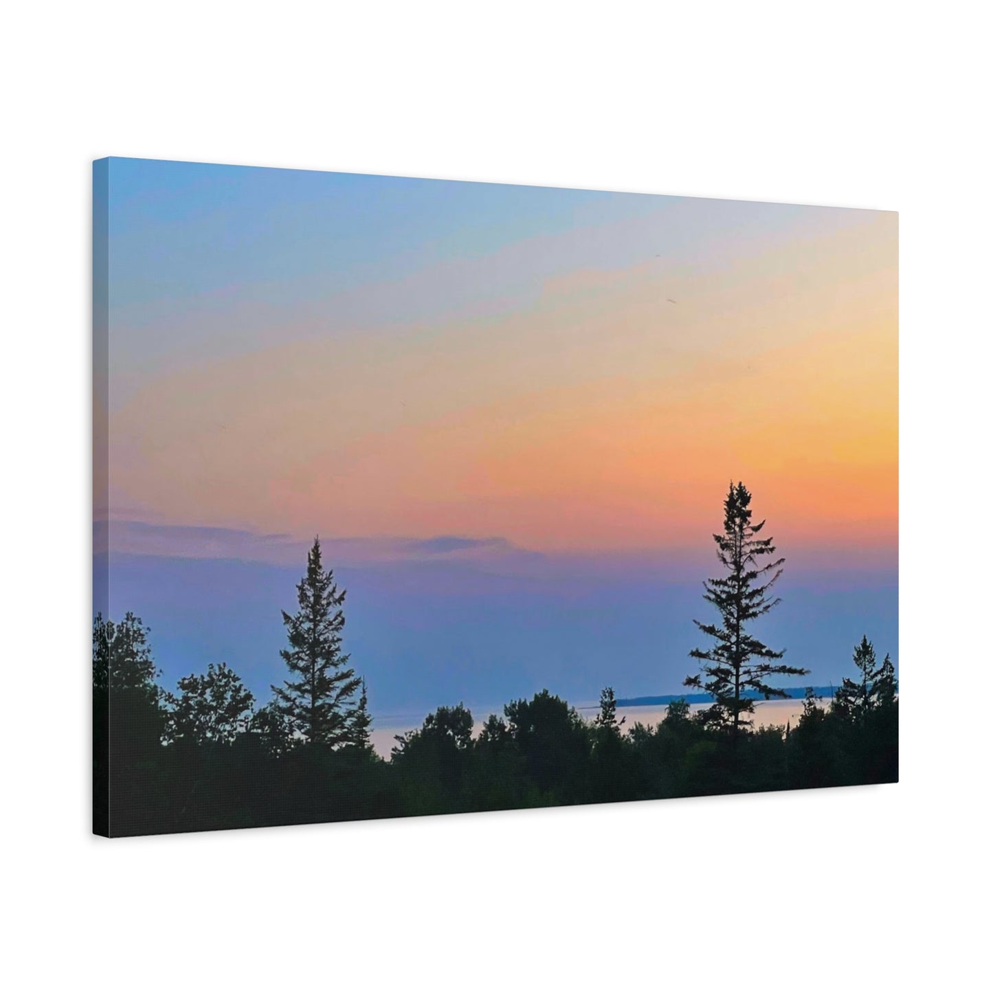 Serene Landscape Canvas Wall Art - Stretched Matte 1.25"