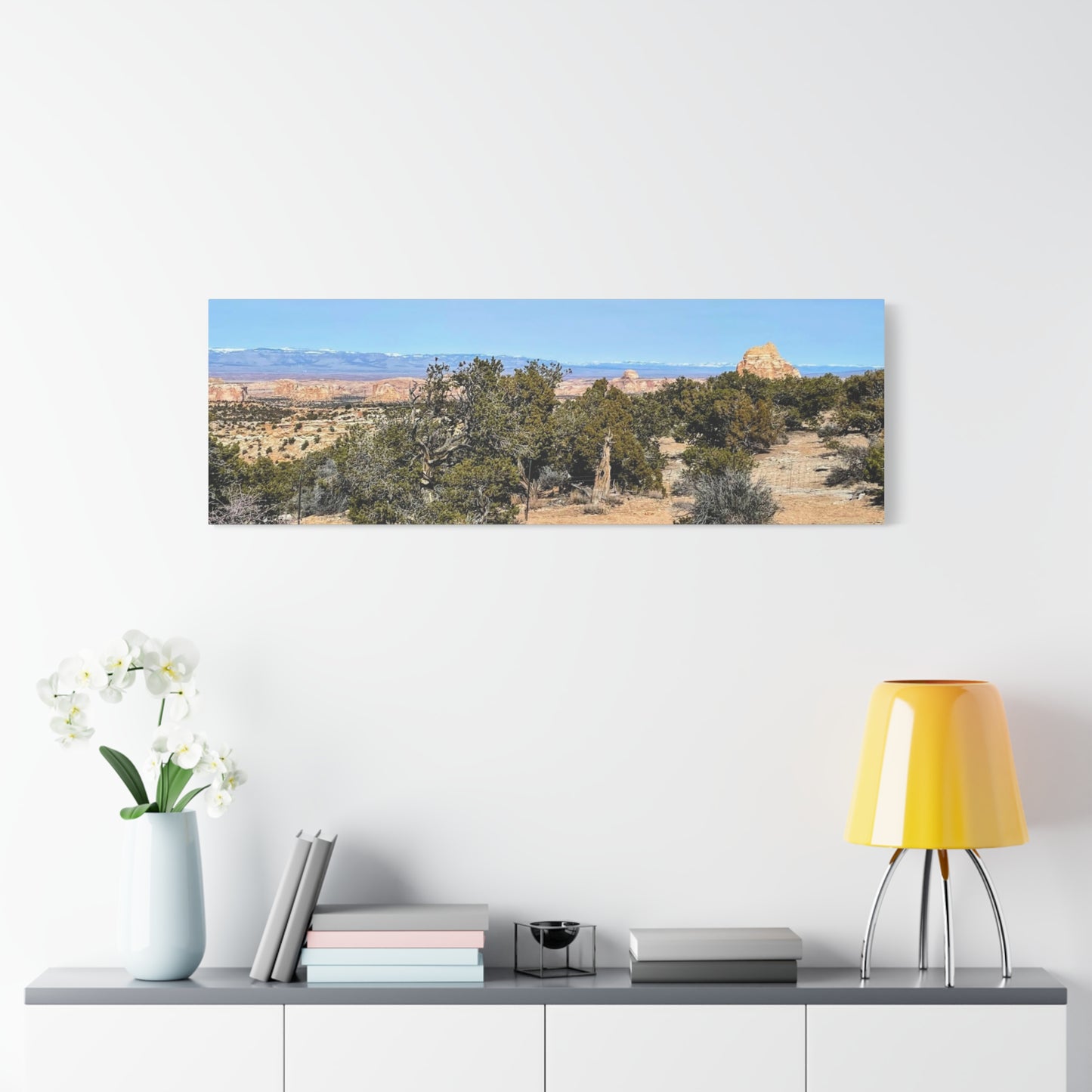 Desert Landscape Canvas Wall Art – 1.25" Matte Stretched Decor for Nature Lovers