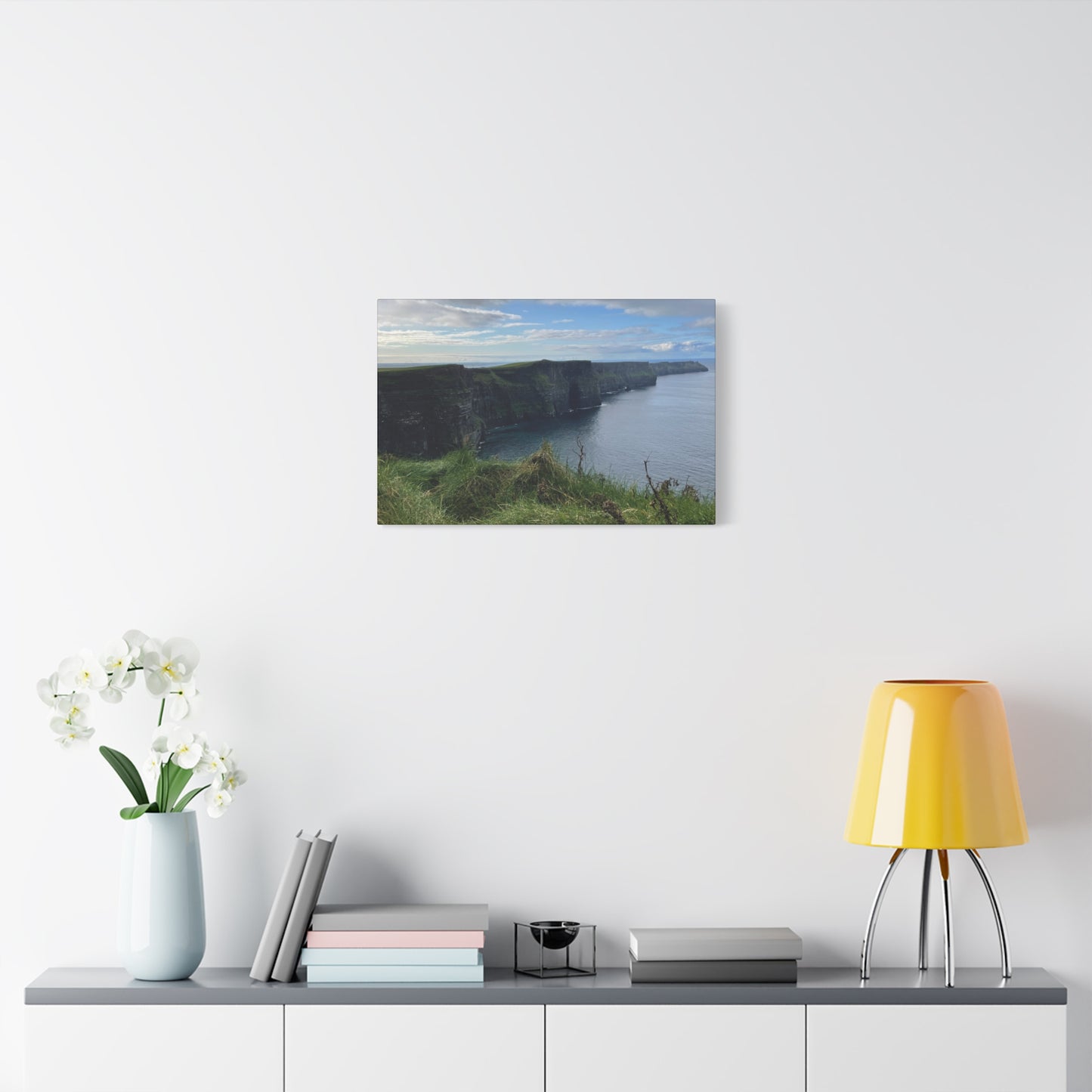 Coastal Cliffs Matte Canvas Wall Art - Tranquil Nature Decor