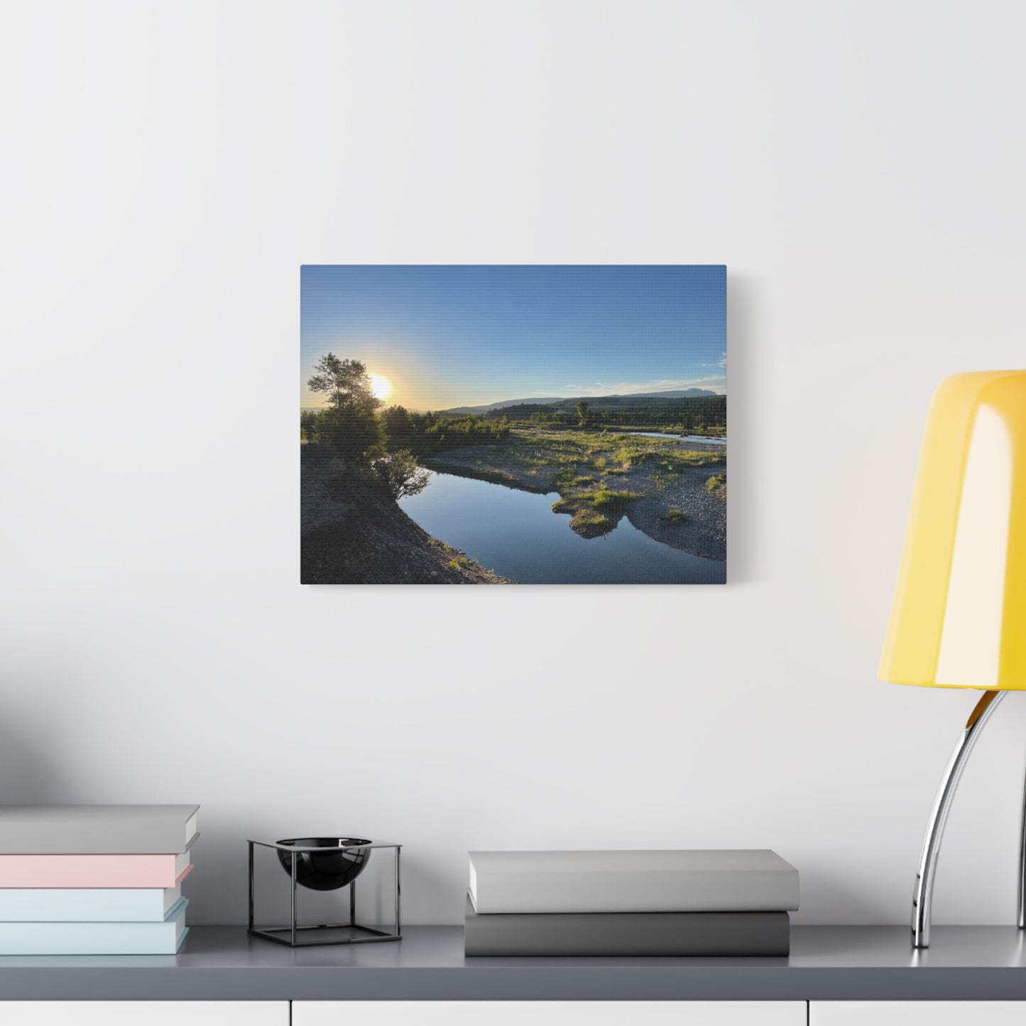 Serene Landscape Matte Canvas Wall Art